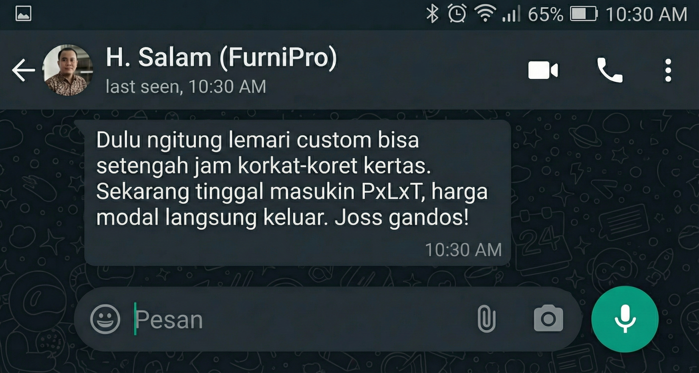 Testimoni H. Salam
